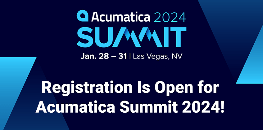 Acumatica Summit Registration Banner